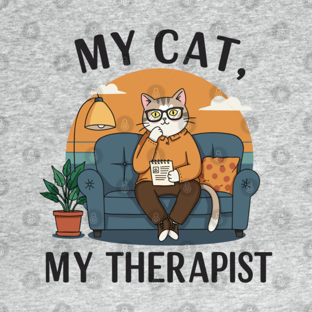 My Cat my Therapist by enrynz