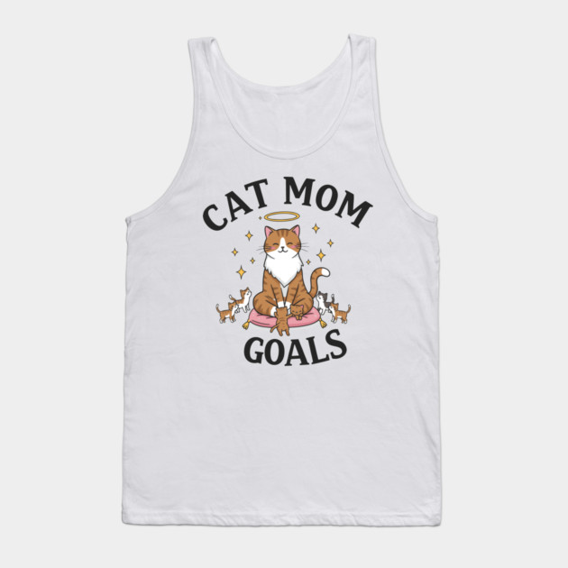 Cat Mom Goals Tank Top by enrynz