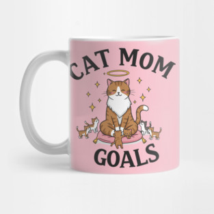 Cat Mom Goals Mug