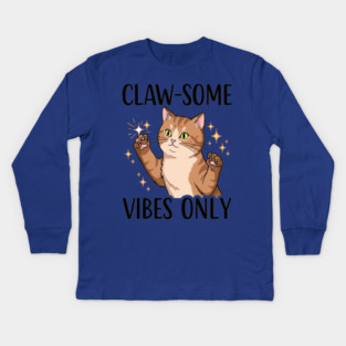 Claw-some Vibes Only Kids Long Sleeve T-Shirt