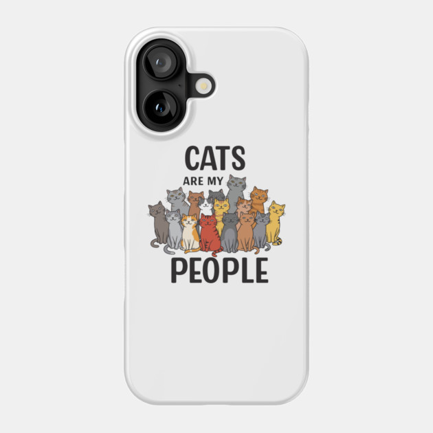 Cats are my People Phone Case by enrynz