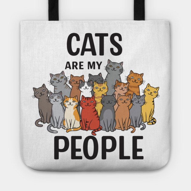 Cats are my People Tote by enrynz