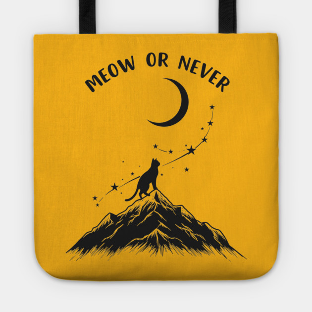 Meow or Never Tote by enrynz