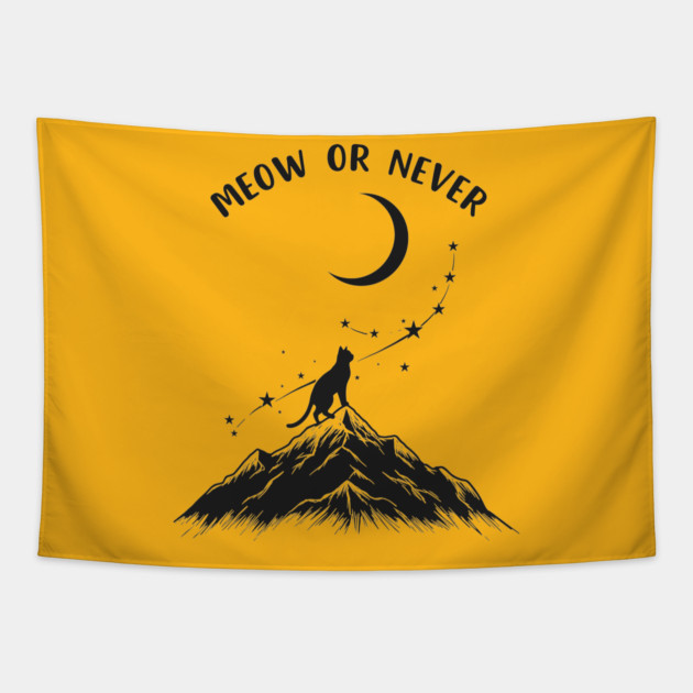 Meow or Never Tapestry by enrynz