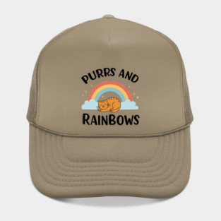 Purrs and Rainbows Hat