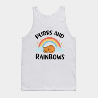 Purrs and Rainbows Tank Top