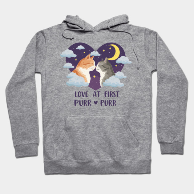 Love at first Purr Hoodie by enrynz