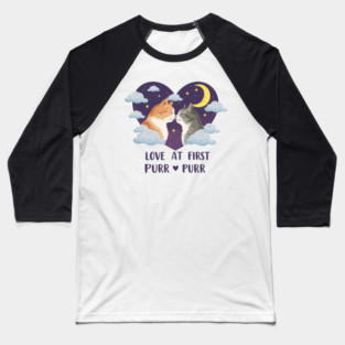 Love at first Purr Baseball T-Shirt