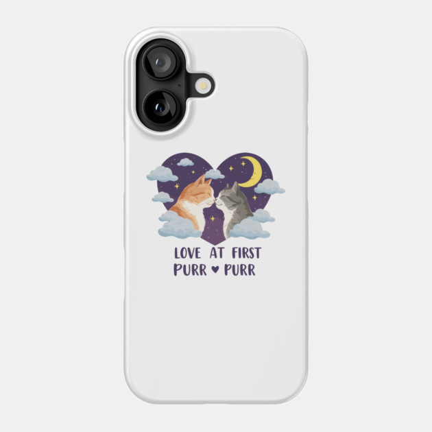 Love at first Purr Phone Case by enrynz