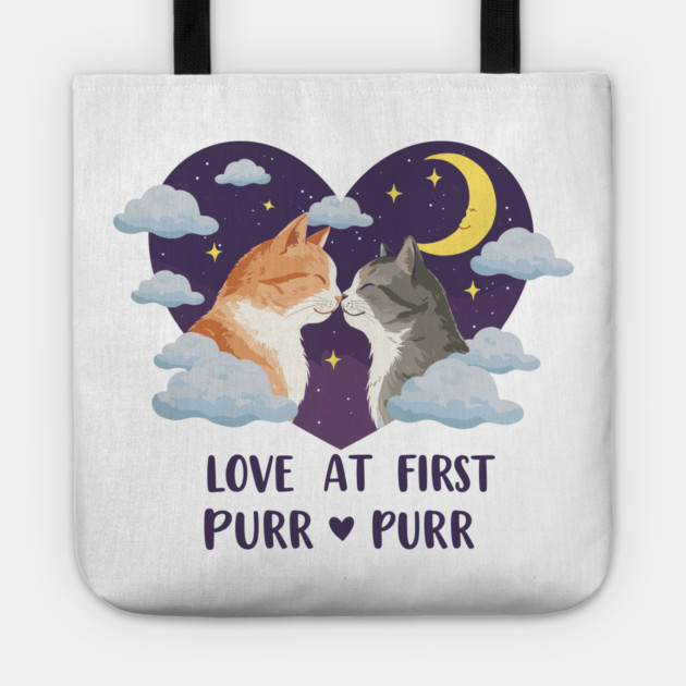 Love at first Purr Tote by enrynz