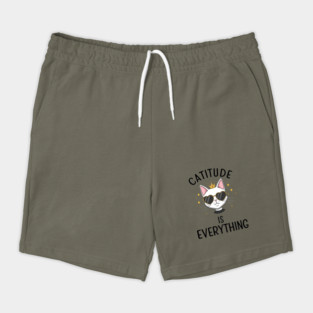 Catitude is  Everything Shorts