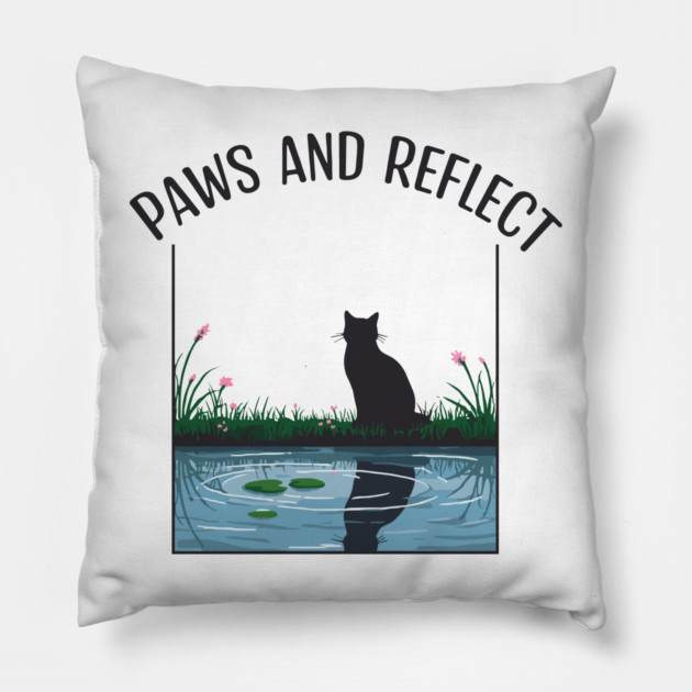 Paws and Reflect Pillow by enrynz