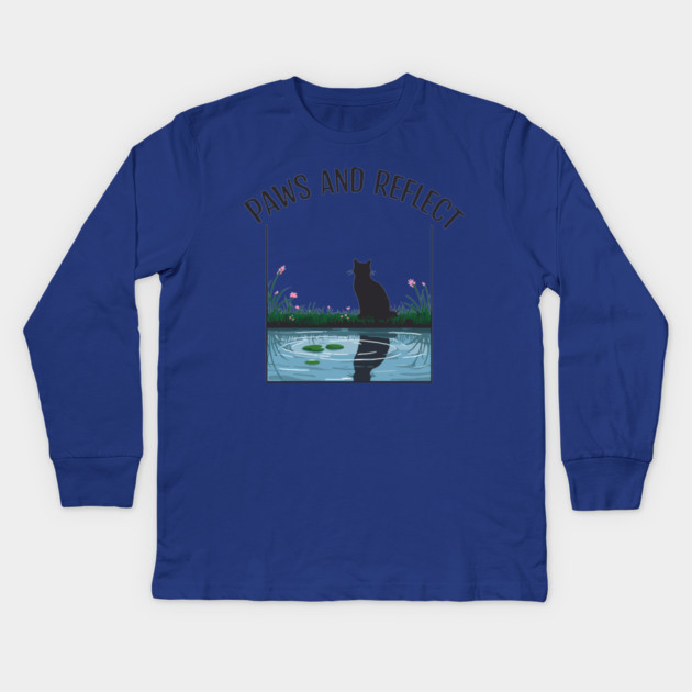 Paws and Reflect Kids Long Sleeve T-Shirt by enrynz