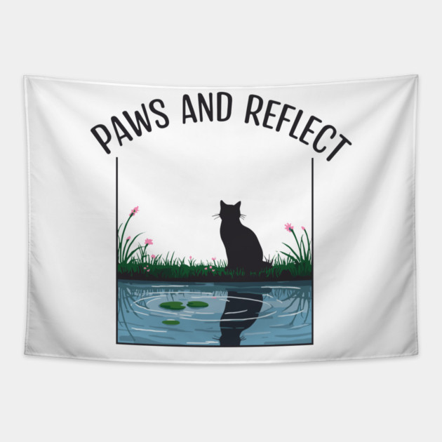Paws and Reflect Tapestry by enrynz