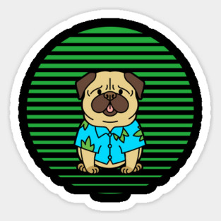 Funny Pug Sticker