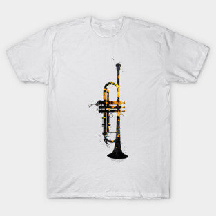 Trumpet music art #trumpet T-Shirt