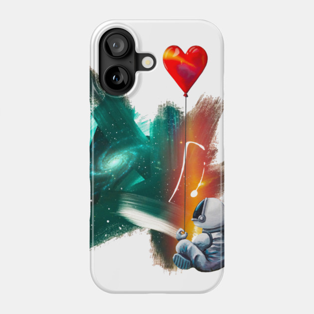 Astronaut Paints The Galaxy Phone Case by Rocket Girl