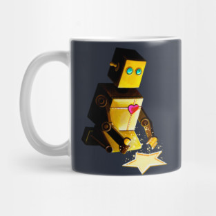 Robot Makes A Wish Mug