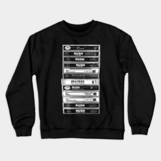 Rush Band Cassette Album Crewneck Sweatshirt