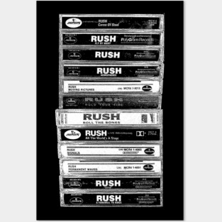 Rush Band Cassette Album Posters and Art