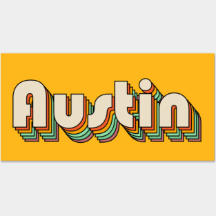 Retro Austin Posters and Art