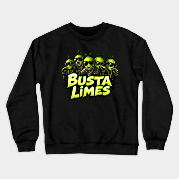 Busta Lime Crewneck Sweatshirt by UrbanLifeApparel