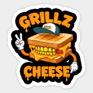Grillz Cheese Magnet