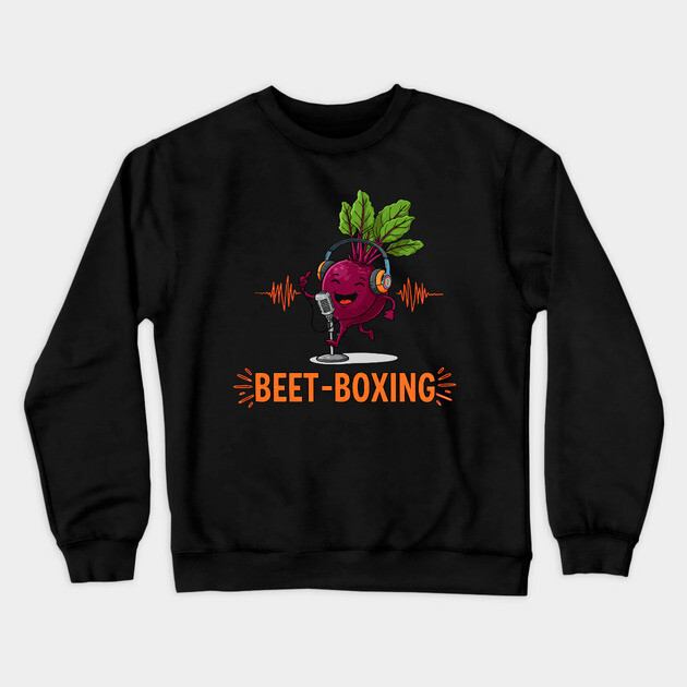 Beet-boxing Crewneck Sweatshirt by UrbanLifeApparel