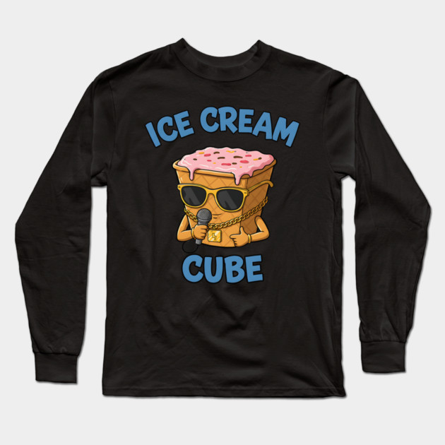 Ice Cream Cube Long Sleeve T-Shirt by UrbanLifeApparel