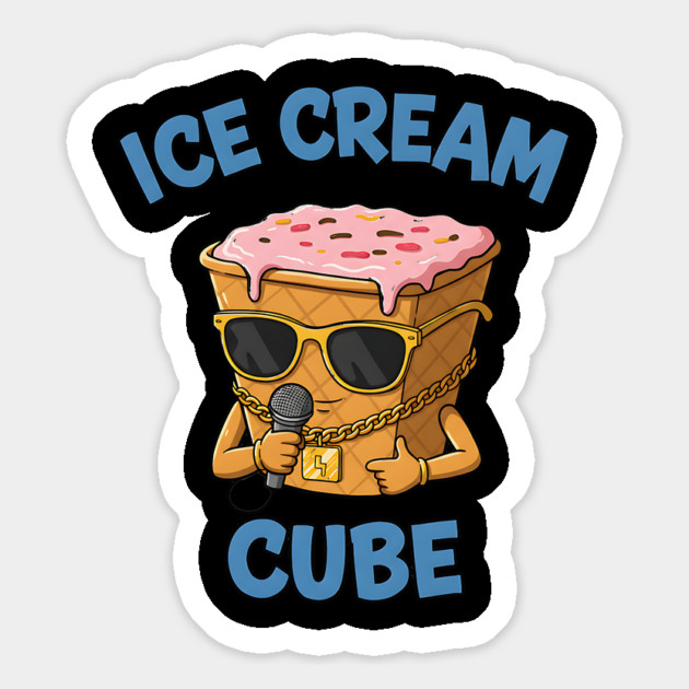 Ice Cream Cube Magnet by UrbanLifeApparel