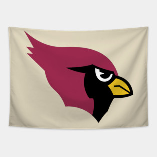 Old Cardinals Logo Tapestry