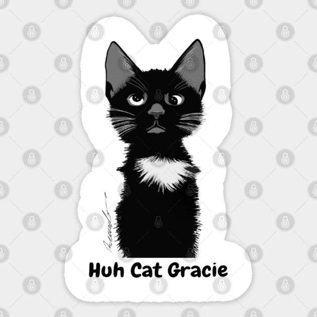 Huh Gracie Digital Art Sticker by Aylin 's Store
