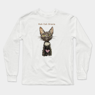 Huh Gracie Sketch Long Sleeve T-Shirt