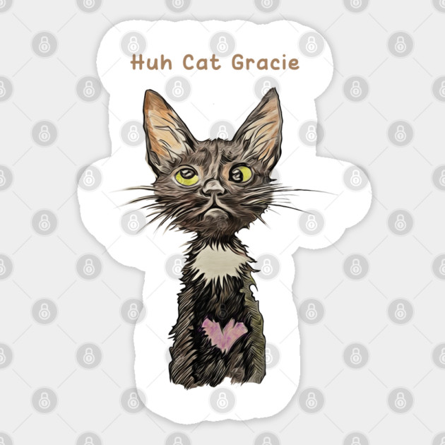 Huh Gracie Sketch Sticker by Aylin 's Store