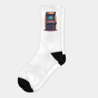 Retro Arcade Dreams Socks