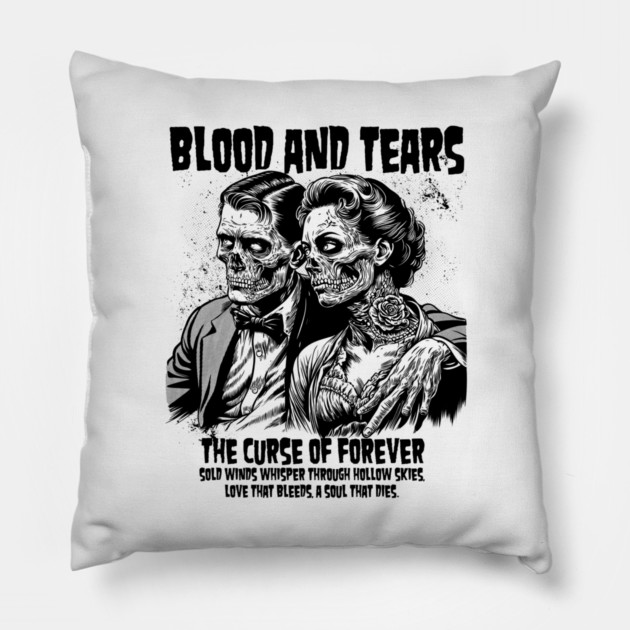 BLOOD AND TEARS Pillow by artslaves