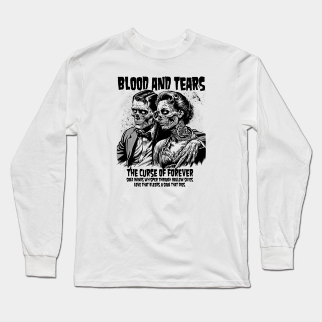 BLOOD AND TEARS Long Sleeve T-Shirt by artslaves