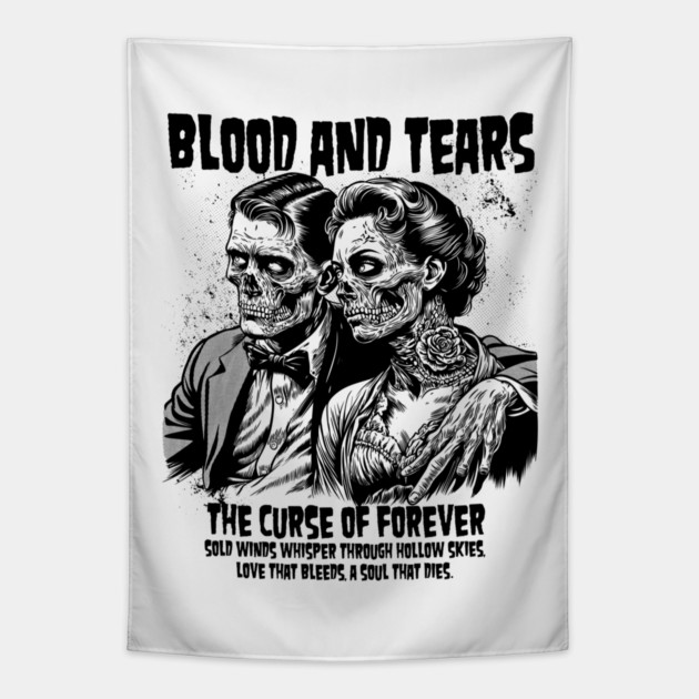 BLOOD AND TEARS Tapestry by artslaves