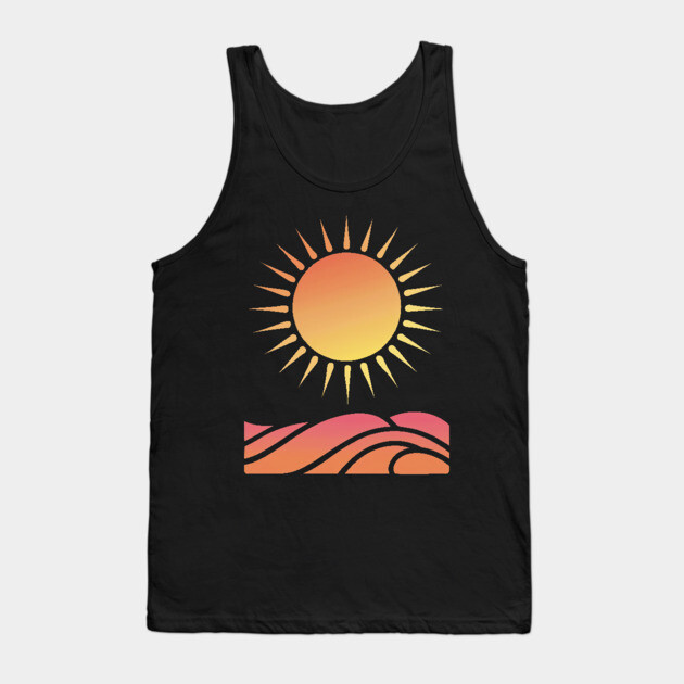 Chasing Sunsets Tank Top by DIGITAL MERCH CREATIONS