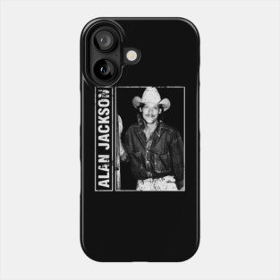Alan Jackson 80s 90s // Vintage Distressed Fanmade Phone Case