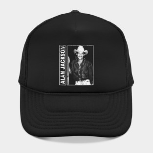 Alan Jackson 80s 90s // Vintage Distressed Fanmade Hat