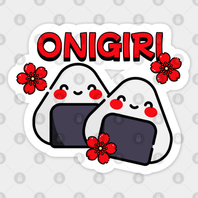 Kawaii Onigiri Sticker by HolidayBug