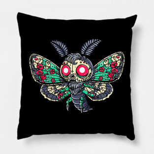 Goth Moth Pillow