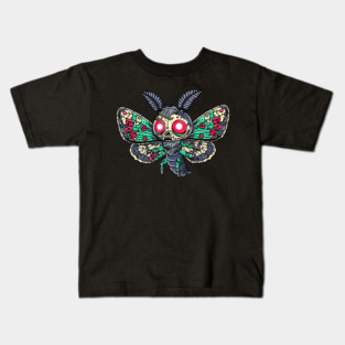 Goth Moth Kids T-Shirt