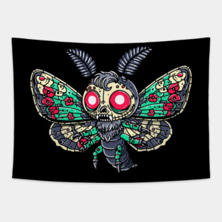 Goth Moth Tapestry