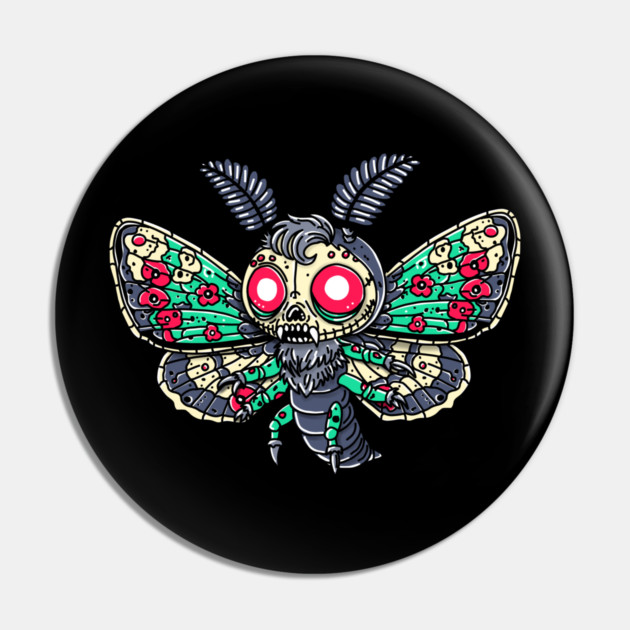 Goth Moth Pin by H. R. Sinclair