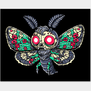 Goth Moth Posters and Art