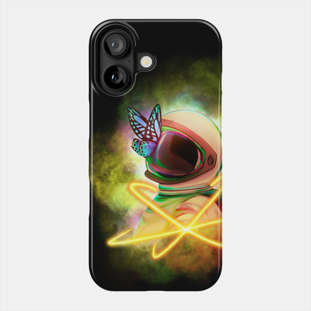 Astronaut Has Butterflies Phone Case by Rocket Girl