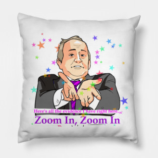 Luigi's Attorney- Zoom In Pillow