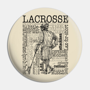 Lacrosse Montage (Male) Pin